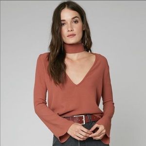 Flynn Skye Memphis Choker Top Blouse Size Med